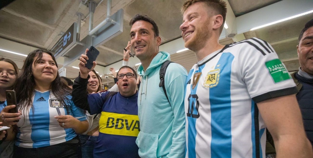 Video: Lionel Scaloni recibido en Mallorca al grito de "Dale campeón"
