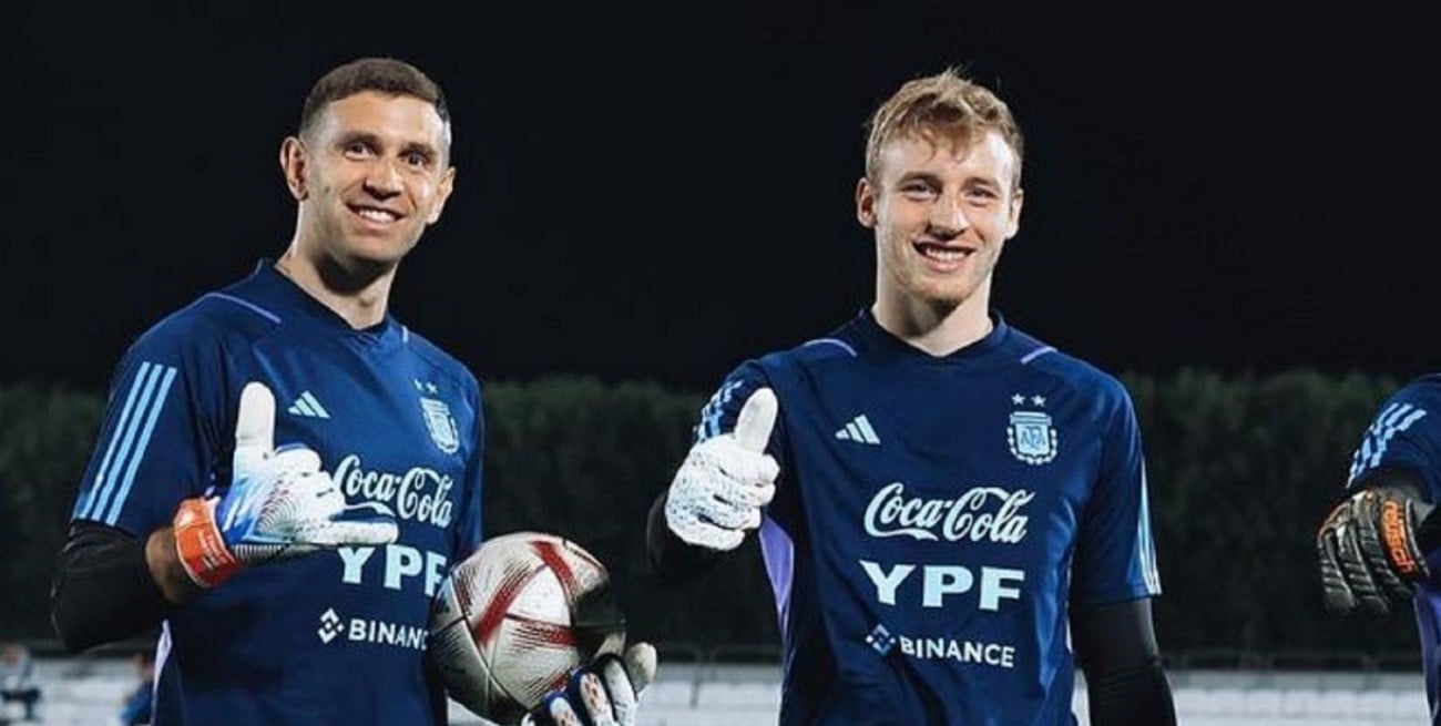 El único sparring de la Selección Argentina en Qatar habló de "Dibu" Martínez: qué dijo