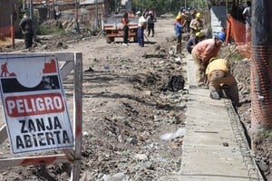 En La Ranita el avance ya es del 50%. Créditos: Flavio Raina