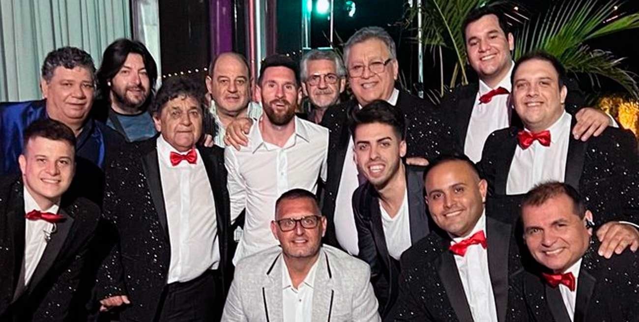 Messi bailó junto a Los Palmeras en el cumpleaños de 15 de una sobrina