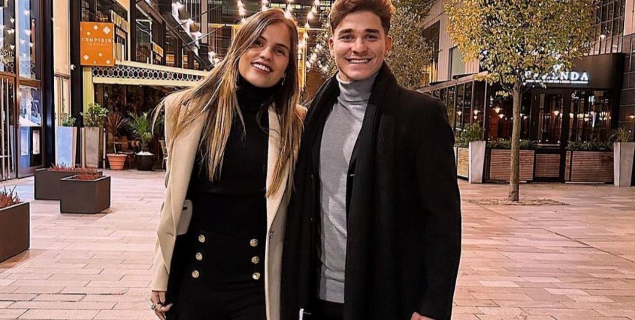 La novia de Julián Álvarez rompió el silencio tras la lluvia de críticas por su polémica reacción