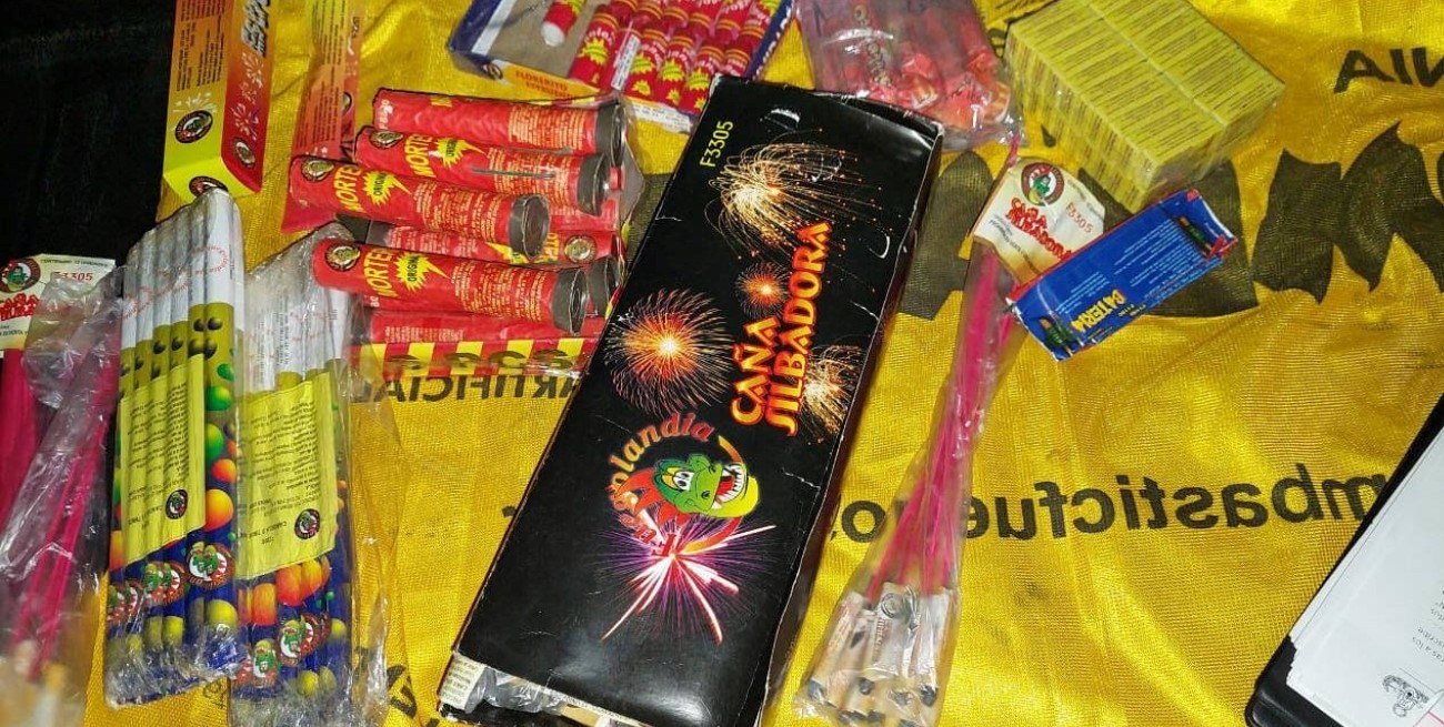 Decomisaron pirotecnia en 7 puntos de venta clandestinos de la provincia de Santa Fe