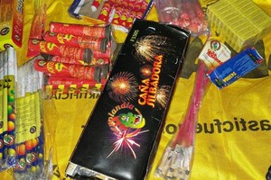 La mercadería incautada fue trasladada a la ciudad de Recreo para su destrucción. Crédito: Prensa URI