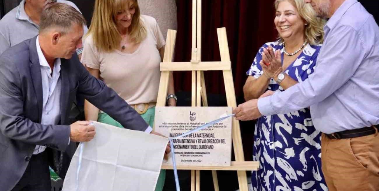 Habilitaron las salas de Maternidad y Terapia Intensiva del hospital de Las Parejas