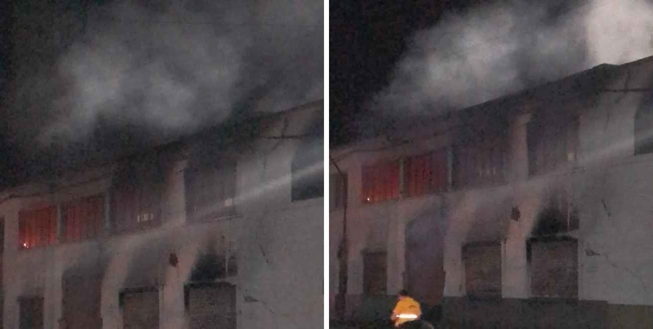 Video: sigue activo el incendio en la distribuidora del norte de la ciudad de Santa Fe