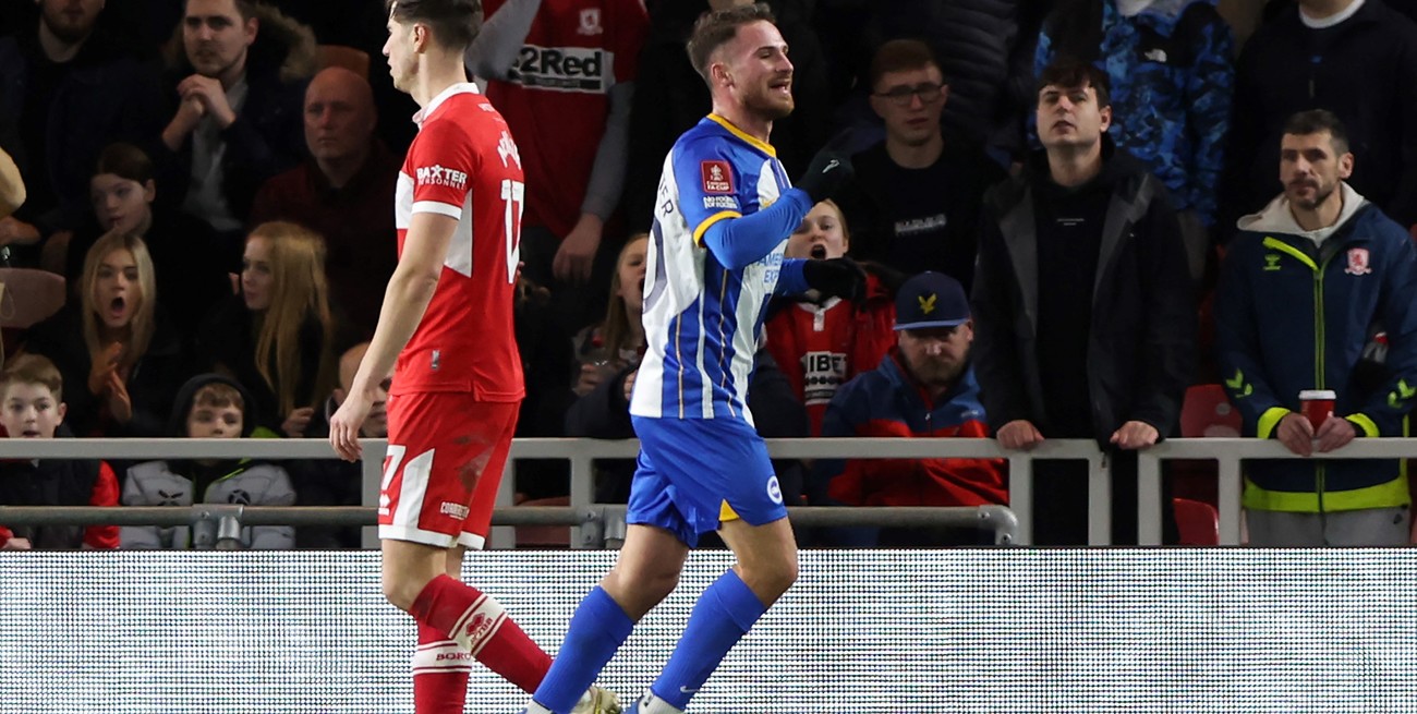 Video: espectacular golazo de taco de Alexis Mac Allister en la victoria del Brighton