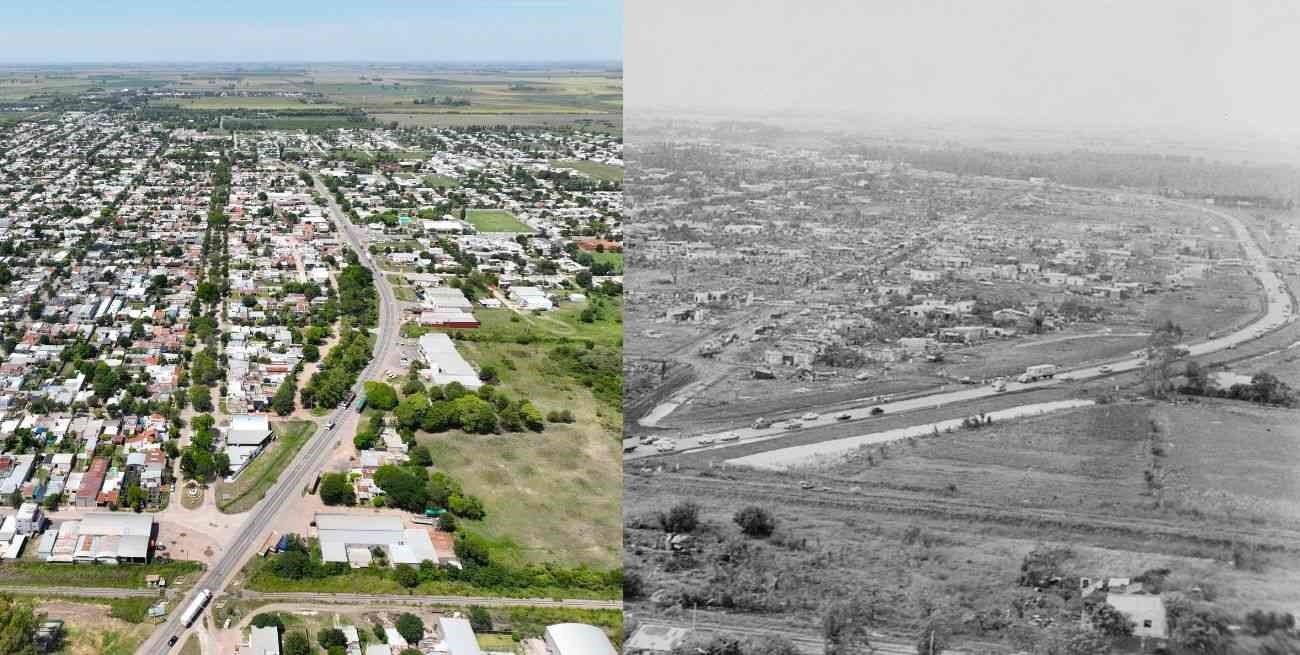 El tornado de San Justo en imágenes: el registro de los fotógrafos de El Litoral en 1973