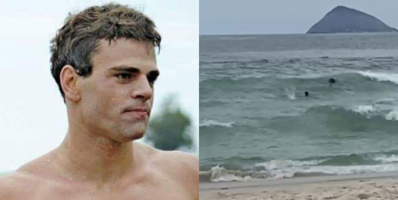 Video: un joven de San Javier le salvó la vida a un niño en una playa de Brasil