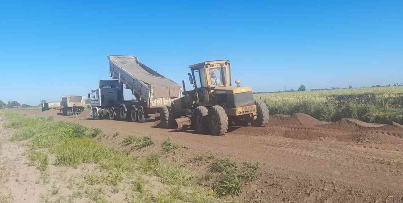 Comenzaron las obras en la zona rural de San Carlos Sud y Felicia
