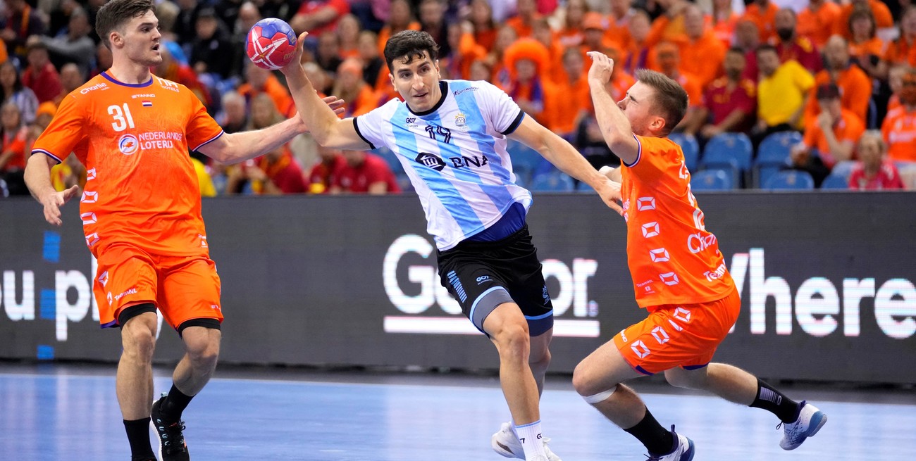 Los Gladiadores cayeron ante Países Bajos en su debut en el Mundial de Handball