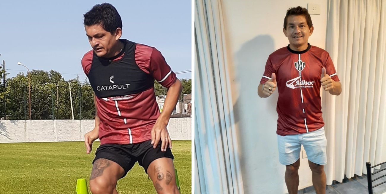 Primera práctica del "Pulga" Rodríguez en el "Ferroviario"