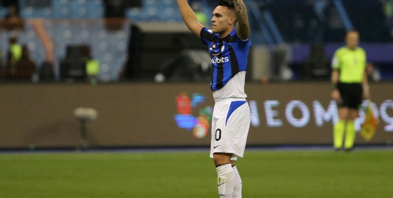 Con un gol de Lautaro Martínez, Inter le ganó el clásico a Milan y obtuvo la Supercopa de Italia
