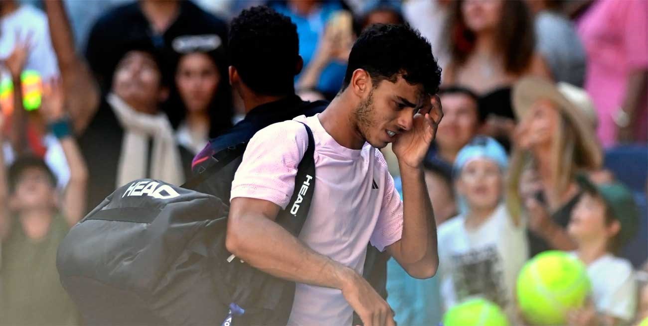 Cerúndolo fue eliminado del Abierto de Australia por el canadiense Auger-Aliassime 