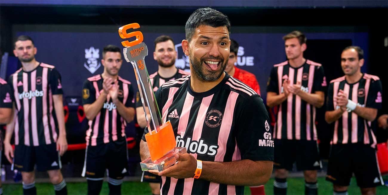 Agüero salió lesionado de un partido de la "Kings League"; ¿Qué le pasó?