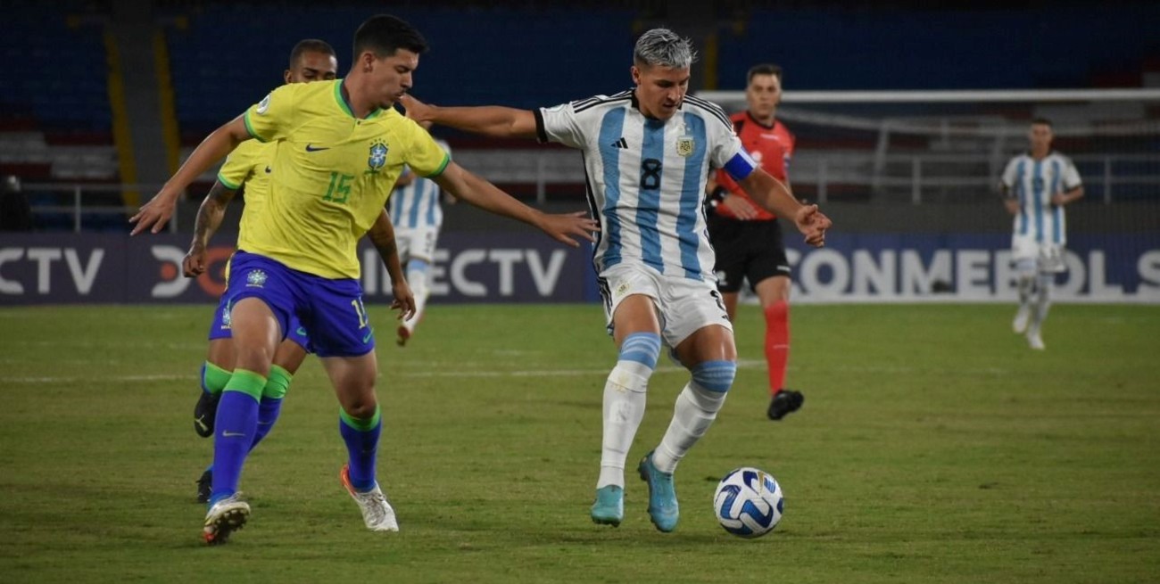 Sudamericano Sub 20: Argentina perdió con Brasil y complicó su clasificación