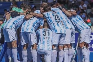 Los Leones le ganaron a Chile. Ahora van por Geles y el noveno puesto. Crédito: AFP.