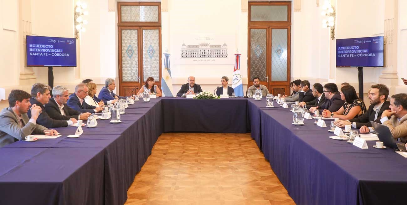 Un Fondo Saudí sumará financiamiento  al futuro acueducto Santa Fe - Córdoba