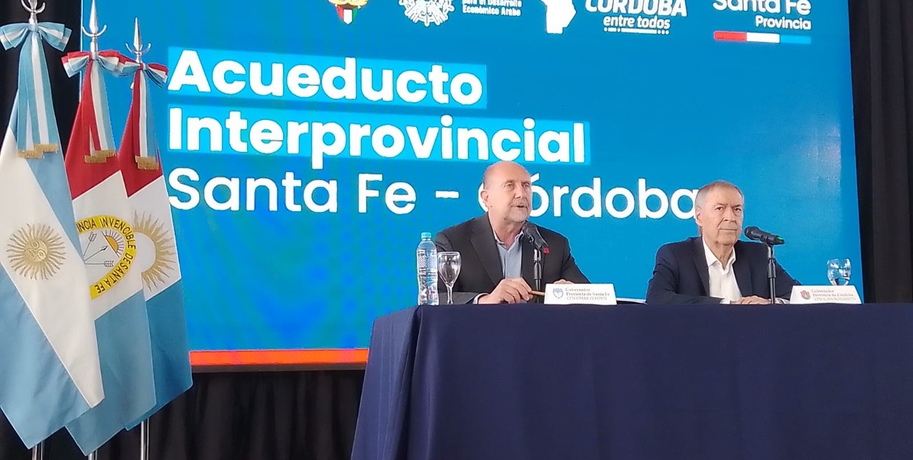 Acueducto Santa Fe - Córdoba: el lunes se licita la primera etapa de la obra 