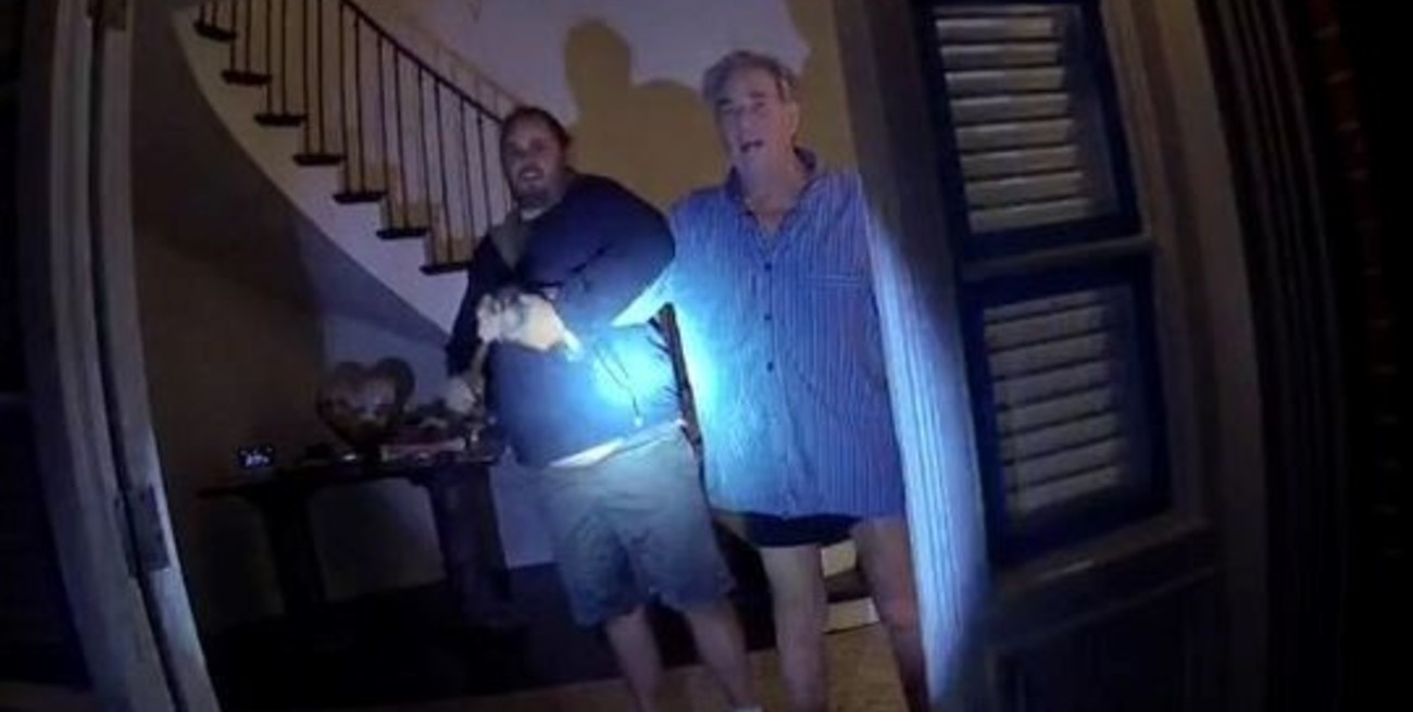 "Soltá el martillo": se difundió el video del ataque a Paul Pelosi