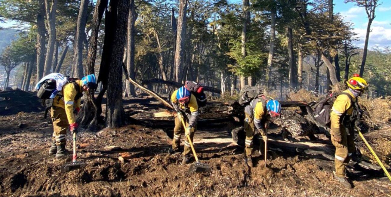 Incendio forestal en Tierra del Fuego: se inició hace dos meses y aun no logran apagar las llamas