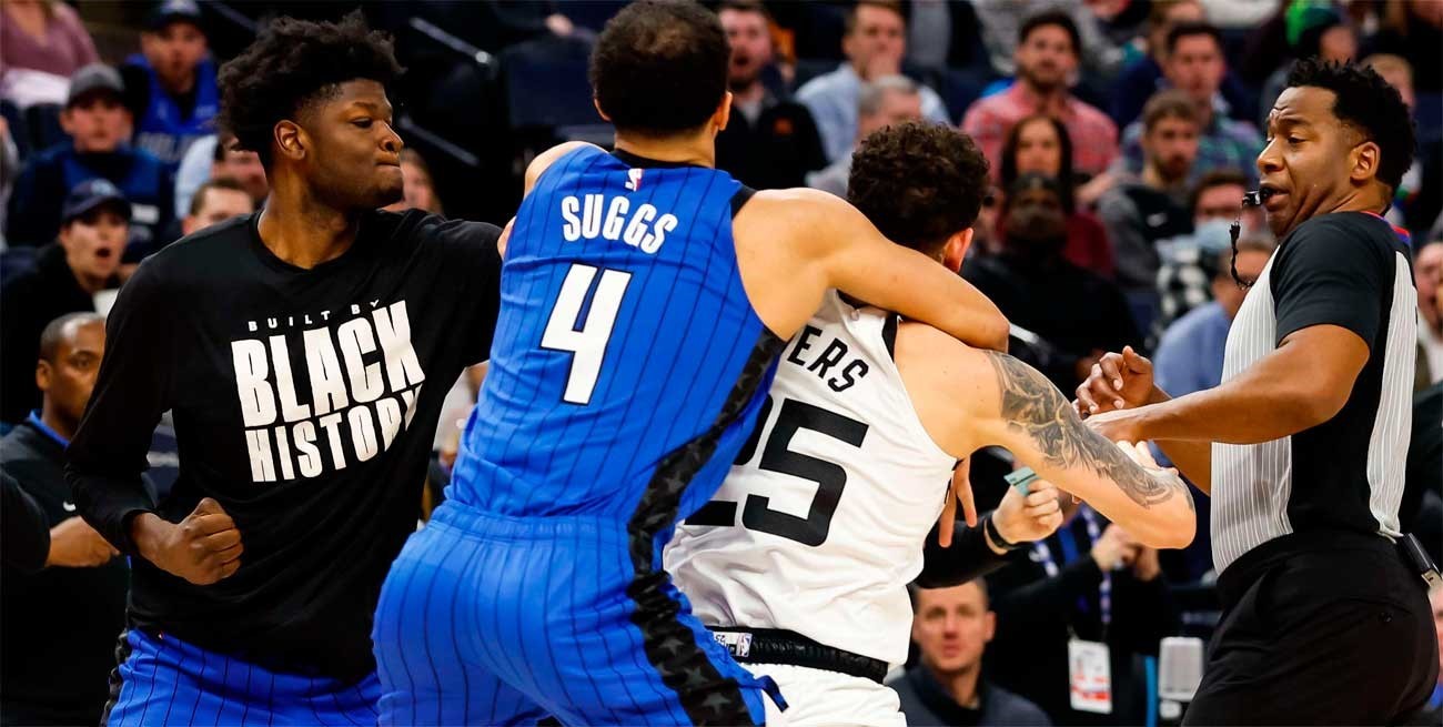 Video: batalla campal en la NBA termina con 5 expulsados