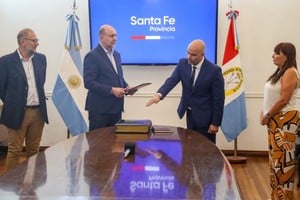 La ceremonia se realizó en la Casa de Gobierno.