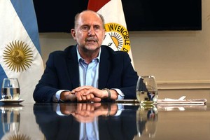El gobernador habló sobre el cambio de ministro de Seguridad. Crédito: Mauricio Garín