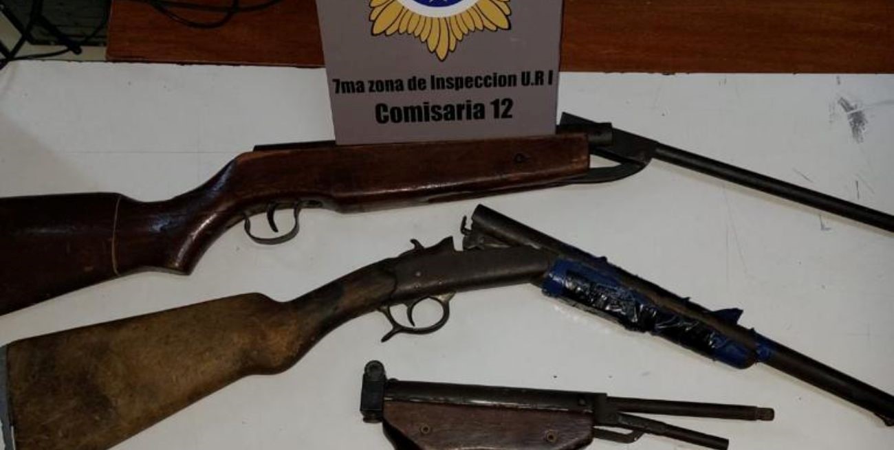 Secuestro de armas de fuego tras requisas en Santo Tomé y Sauce Viejo