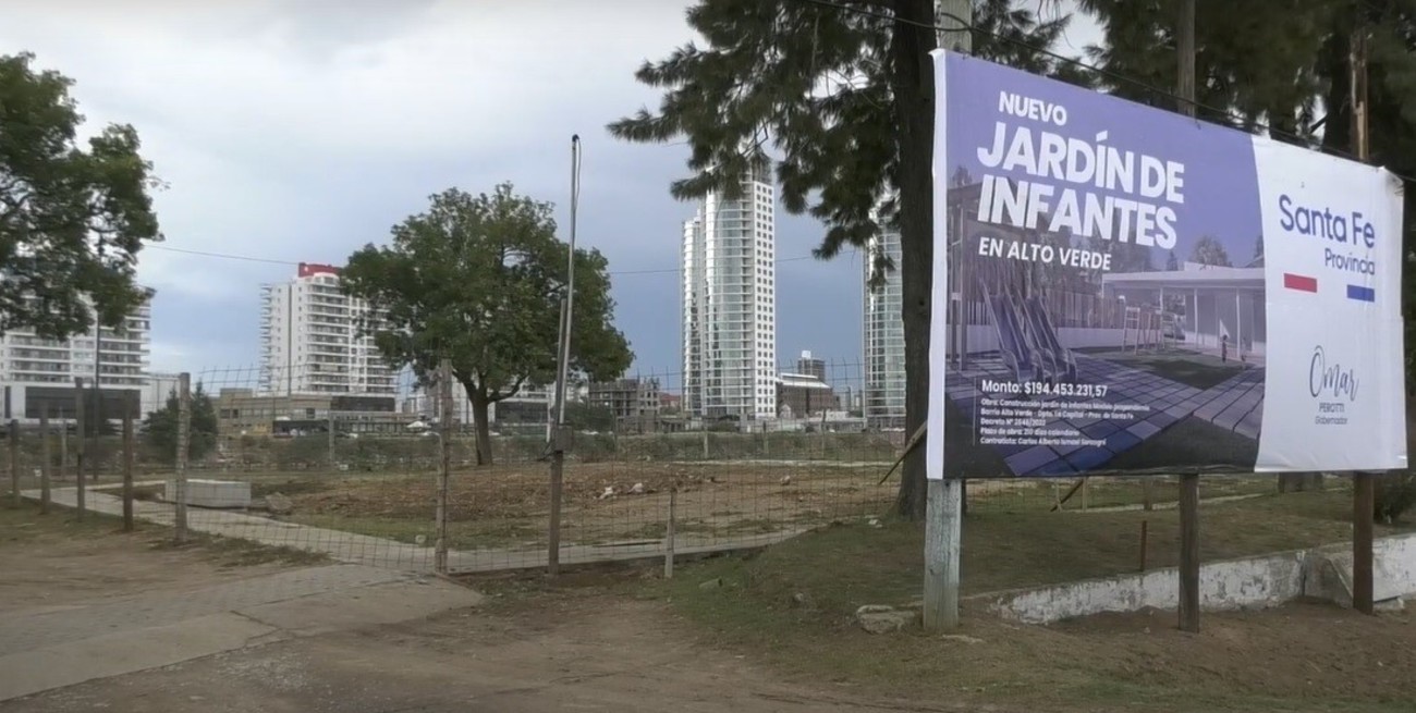 Inició la construcción del jardín "post pandemia" en Alto Verde