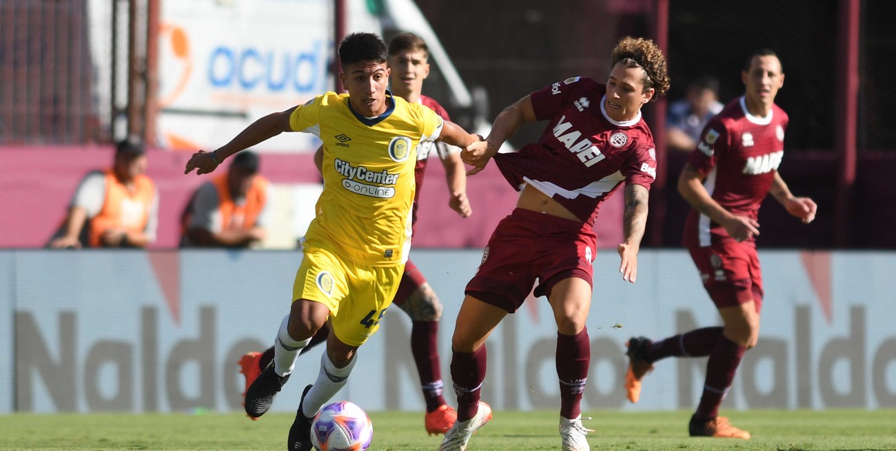 Lanús goleó a Rosario Central y sigue "perfecto" como líder de la Liga Profesional