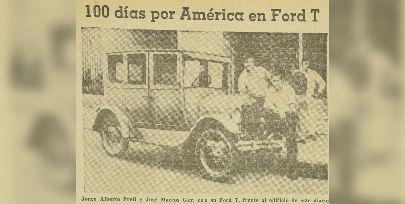 Los "Marco Polo" santafesinos: hace 55 años, viajaron en un Ford T hasta Estados Unidos