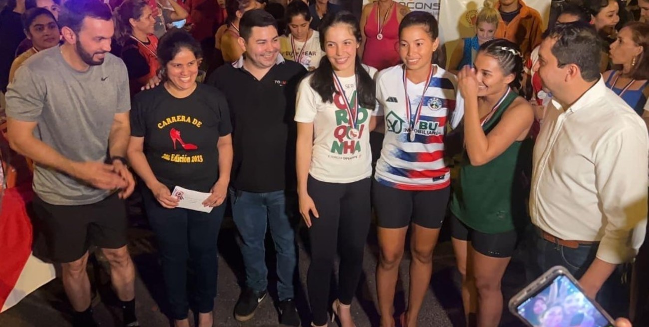 Video: "carrera de tacones" con premio millonario en Concepción