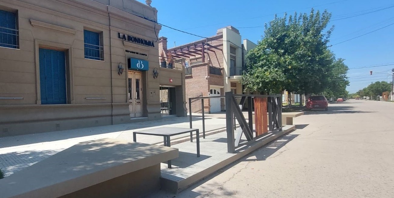 Concluyen la primera etapa de obras de jerarquización del centro de María Susana