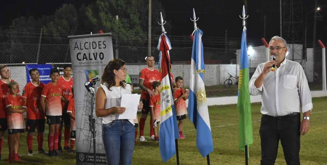 Alcides Calvo participó del lanzamiento de la Copa Departamento Castellanos 2023