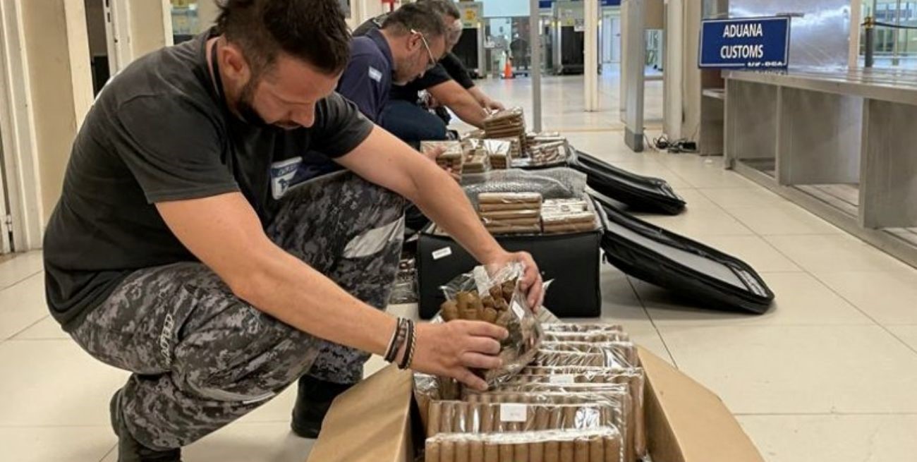 Frenaron un contrabando de casi 5 mil habanos provenientes de Panamá