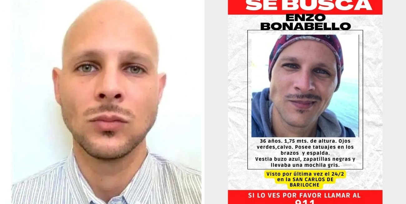 Buscan a un santafesino desaparecido en Bariloche
