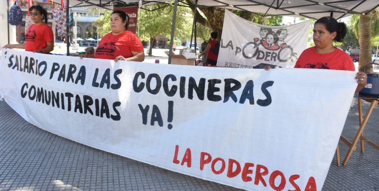 La Poderosa impulsa el reconocimiento salarial de cocineras comunitarias