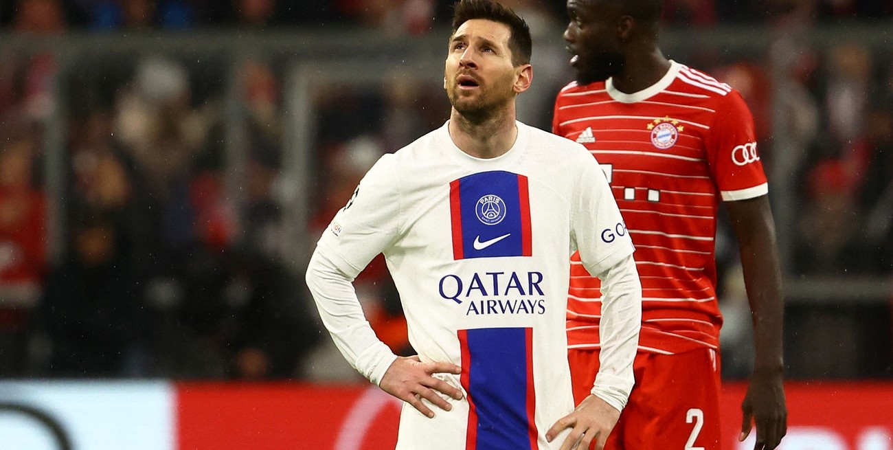 Champions League: el PSG de Lionel Messi perdió ante el Bayern Munich y quedó eliminado