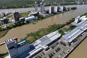 El complejo portuario donde se enclava el Casino de Santa Fe.
Foto: Fernando Nicola
