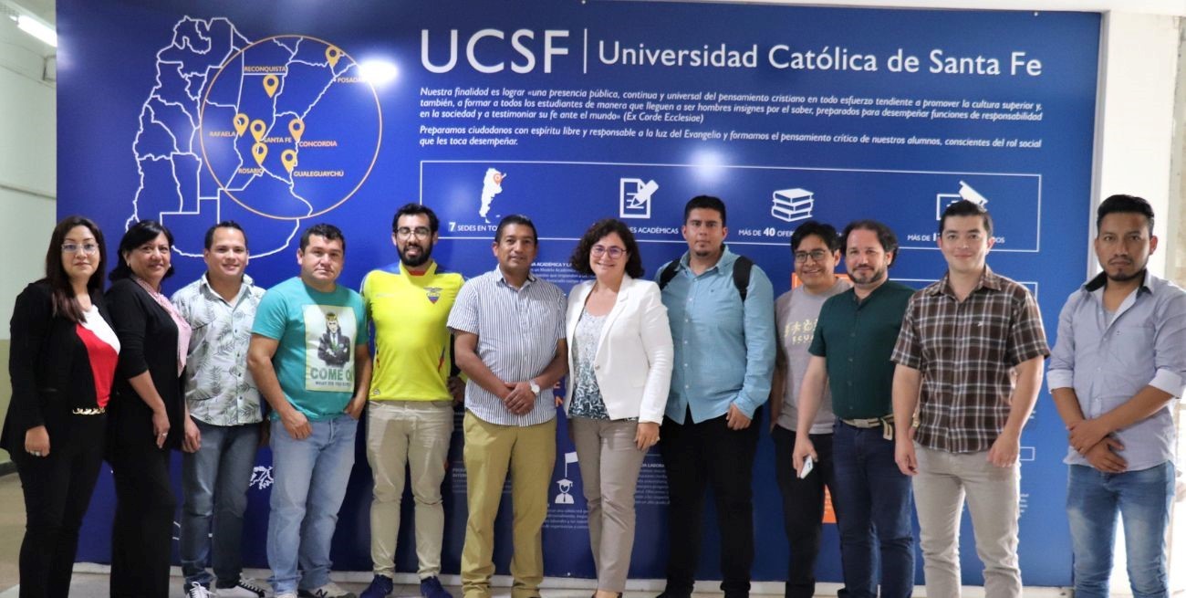 Doctorandos ecuatorianos en la Universidad Católica de Santa Fe