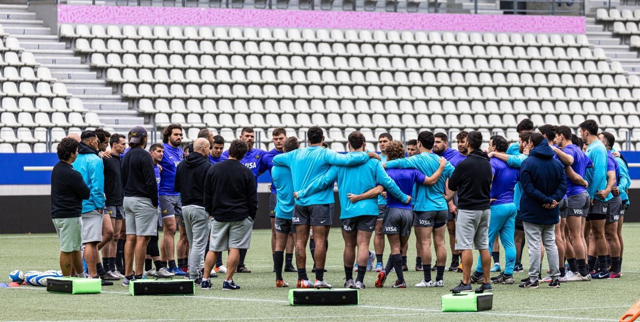 Los Pumas se entrenan en París