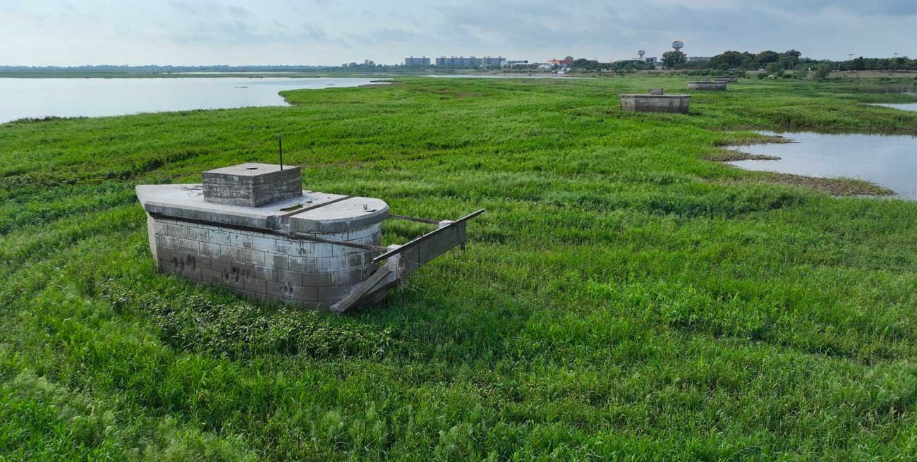 La Laguna Setúbal quedó "tapiada" por un gran embalsado