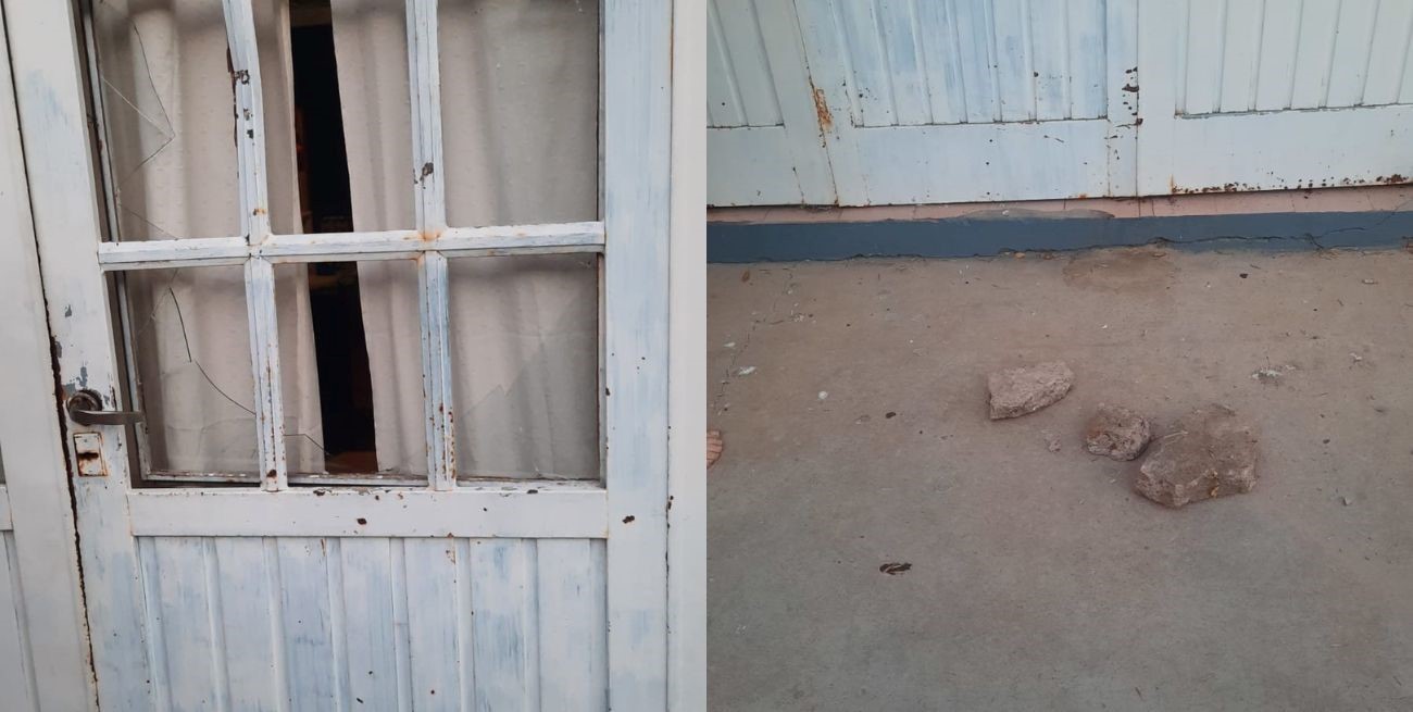 Piedrazos y pintadas en la casa del presidente de la Liga Rafaelina de Fútbol