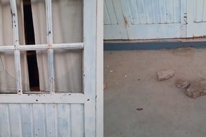 Los daños en el domicilio particular del dirigente.