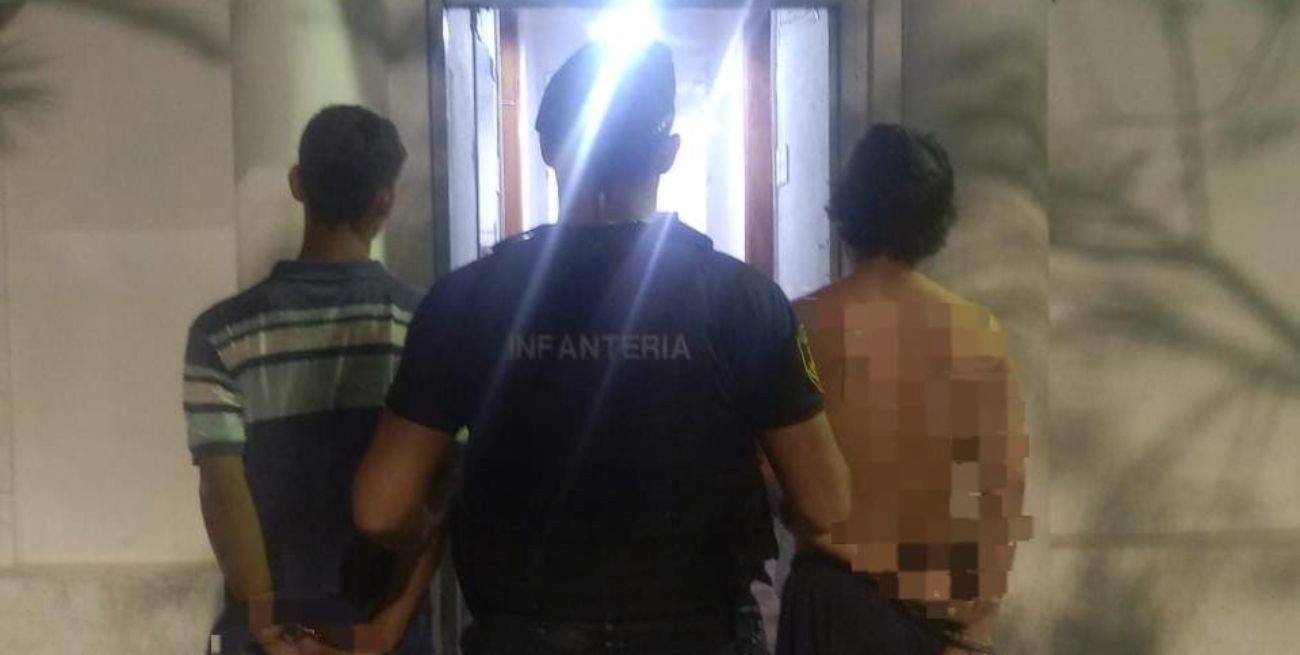 Fueron detenidos cuando robaban en una obra en construcción en Guadalupe Oeste
