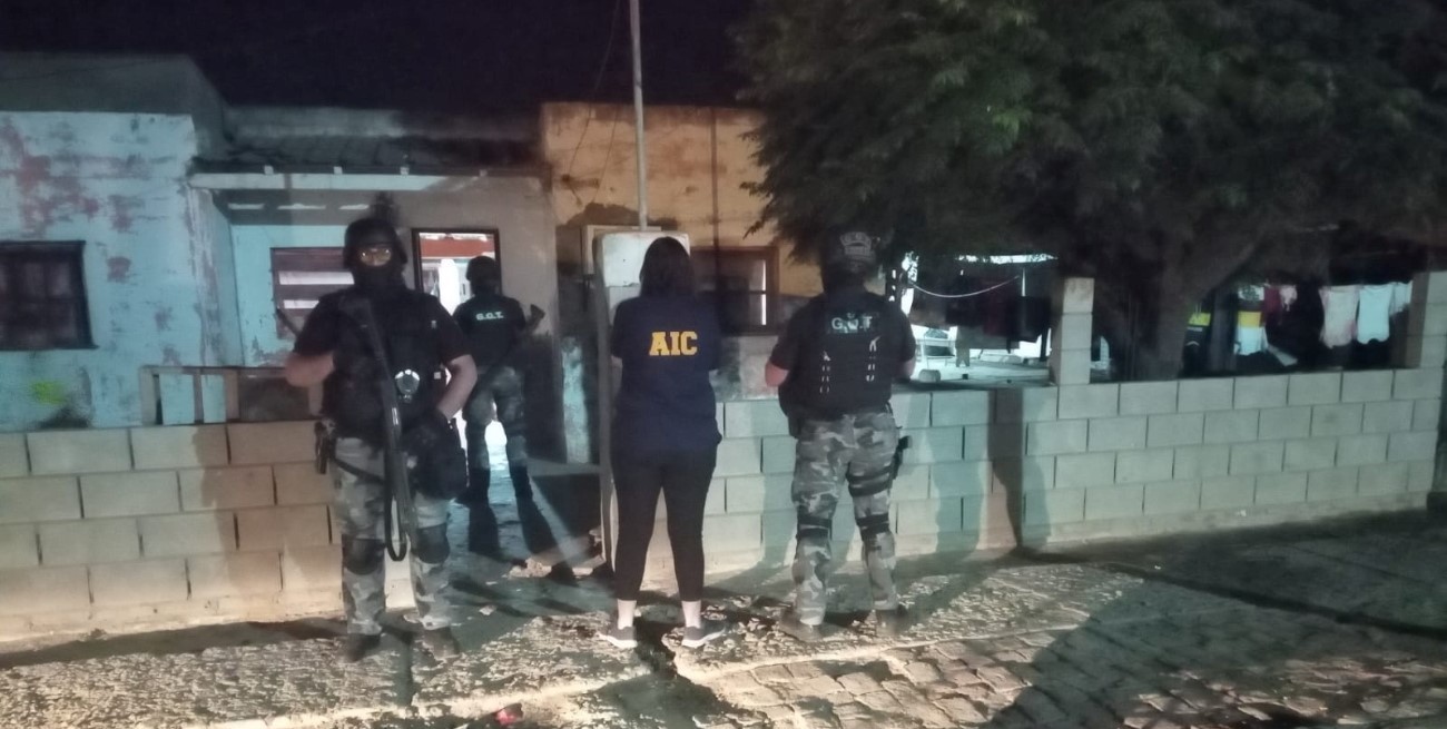 Allanamientos en Tostado y secuestro de elementos