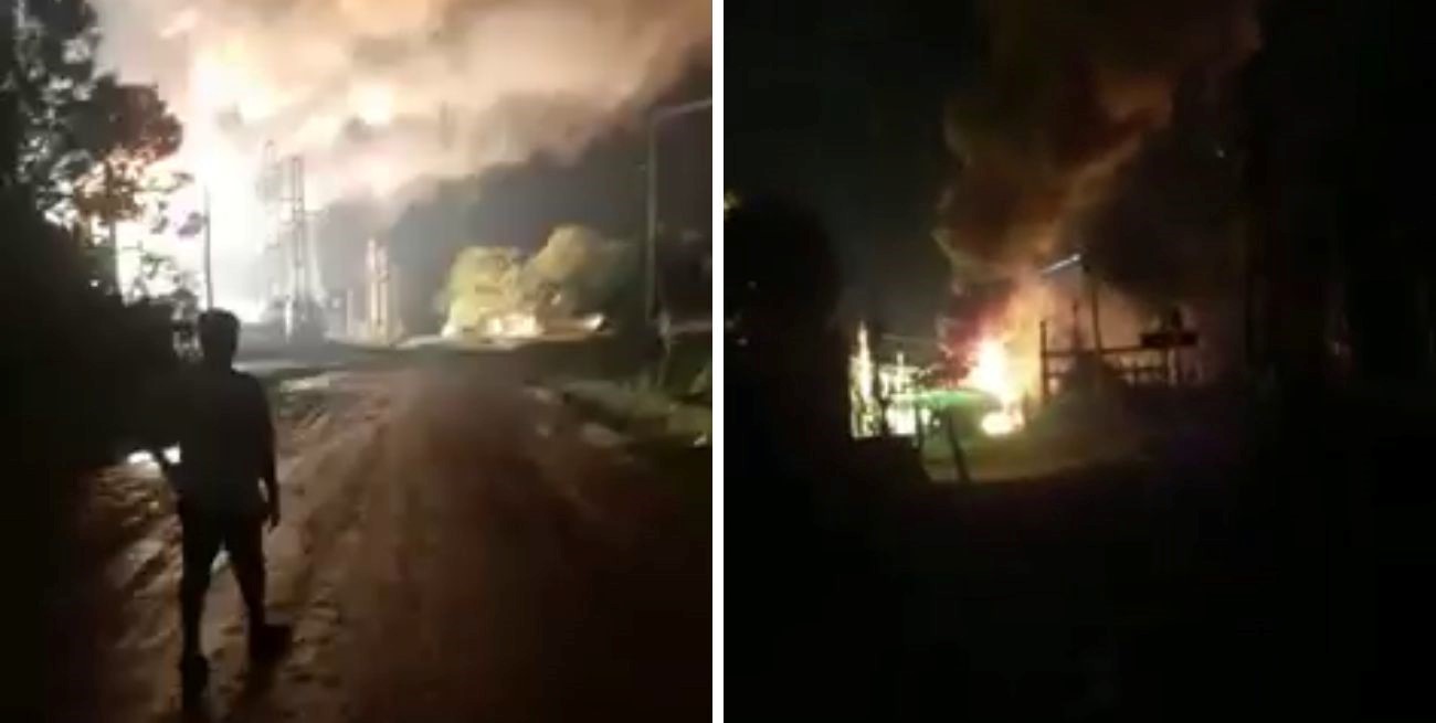 Una explosión dejó sin luz a Cañada de Gómez