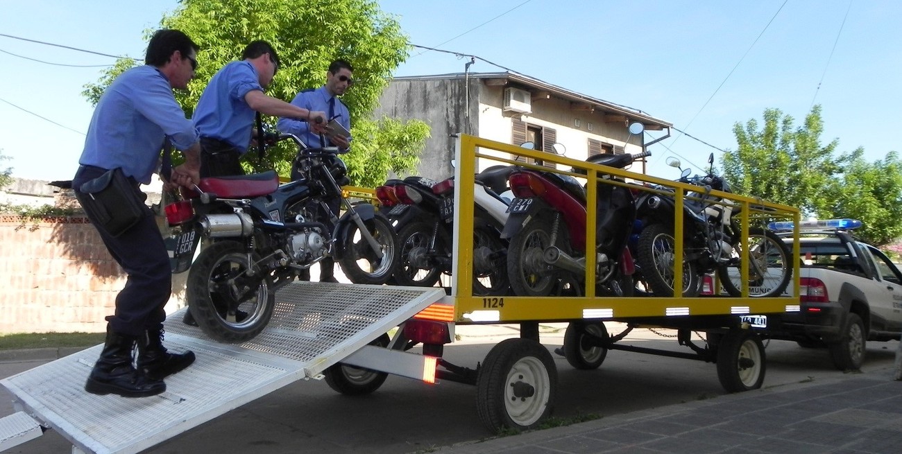 Santa Fe: enviarán a compactación mil motos secuestradas por la policía