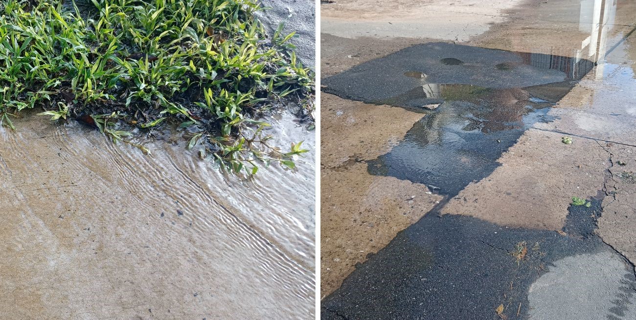 Agua de esquina a esquina en barrio Fomento 9 de Julio