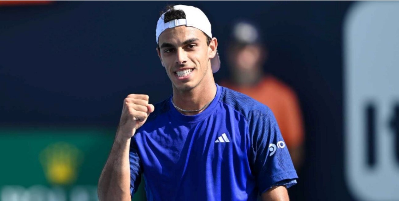Francisco Cerúndolo enfrenta a a Lorenzo Sonego por los octavos del Masters 1000 de Miami